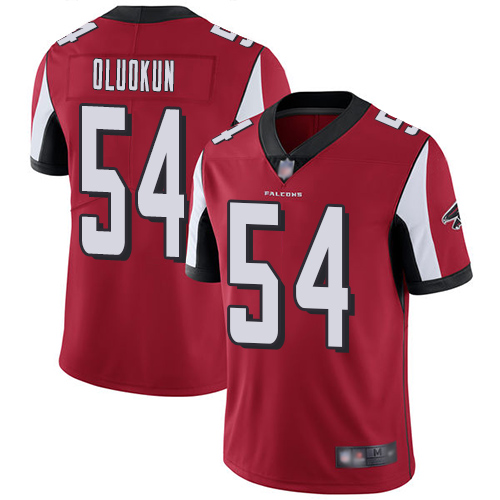 Atlanta Falcons Limited Red Men Foye Oluokun Home Jersey NFL Football 54 Vapor Untouchable